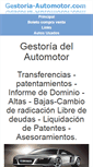 Mobile Screenshot of gestoria-automotor.com